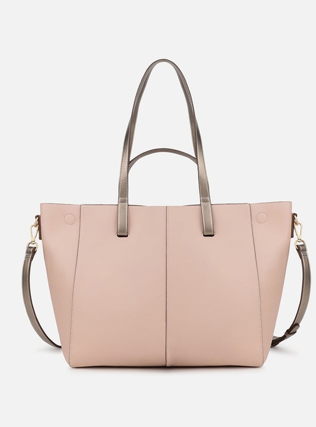 IRTH Solid Shoulder Bag with Pouch