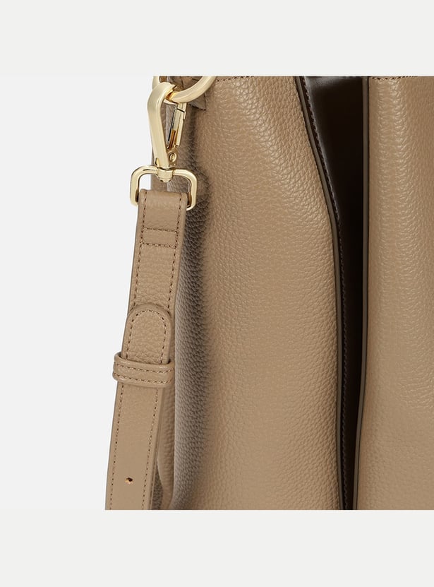 IRTH Textured Shoulder Bag