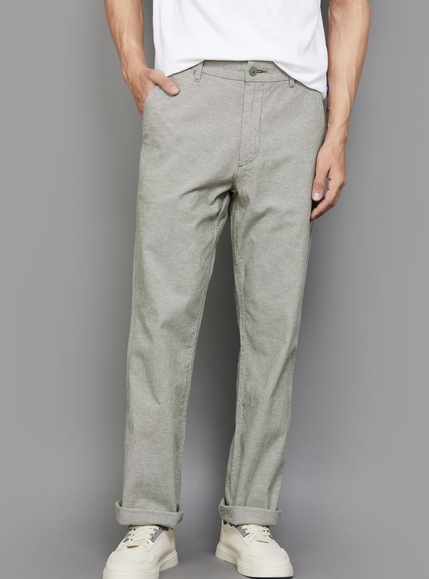 LEVI'S Washed Regular Straight Jeans