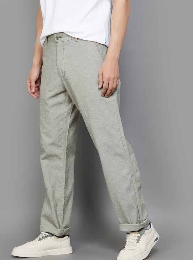 LEVI'S Washed Regular Straight Jeans