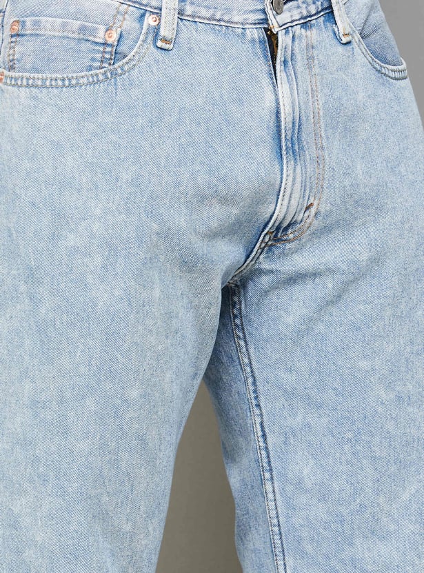 LEVI'S Washed 555 Relaxed Straight Jeans