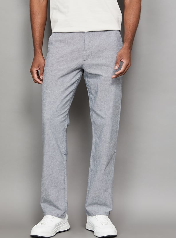 LEVI'S Solid Regular Straight Jeans