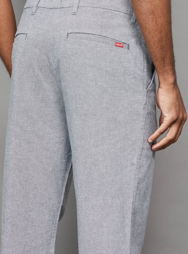LEVI'S Solid Regular Straight Jeans