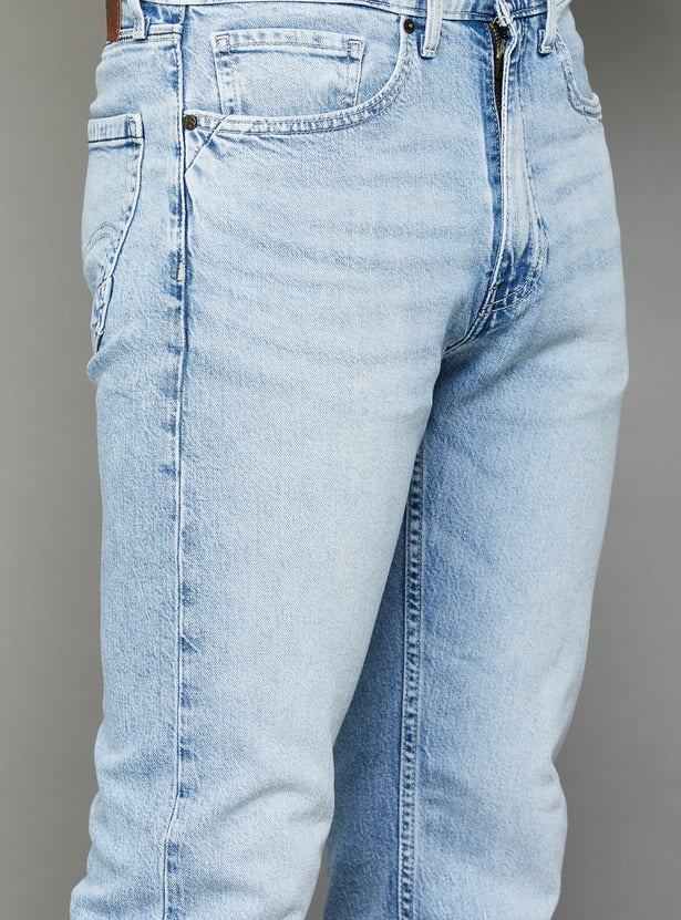 LEVI'S Washed 505 Regular Straight Fit Jeans