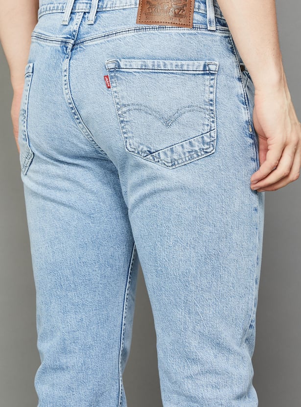 LEVI'S Washed 505 Regular Straight Fit Jeans