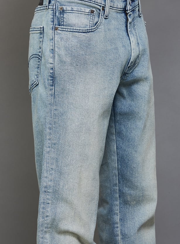 LEVI'S Washed Regular Tapered Jeans