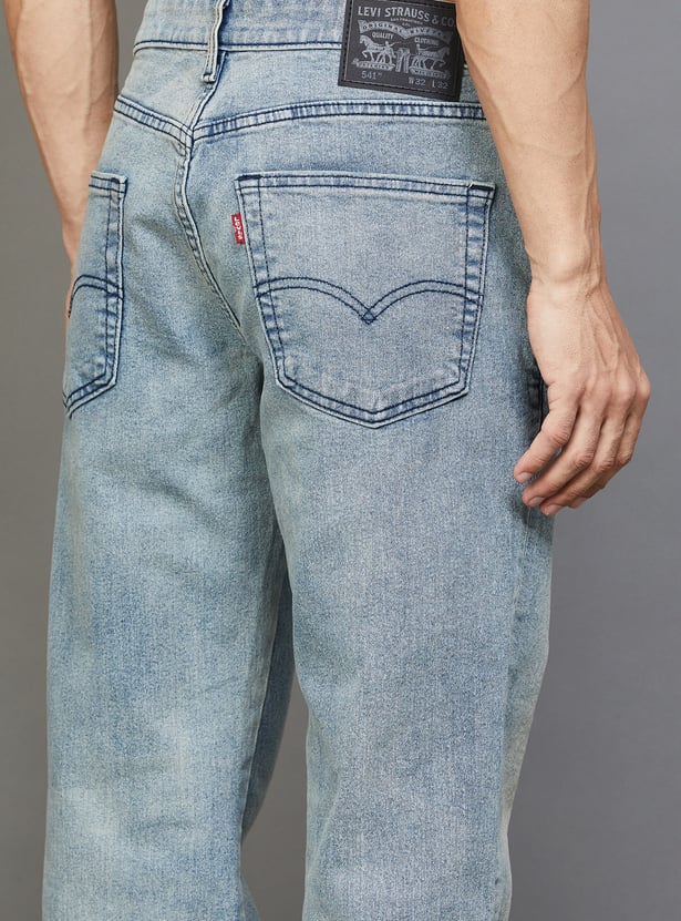 LEVI'S Washed Regular Tapered Jeans