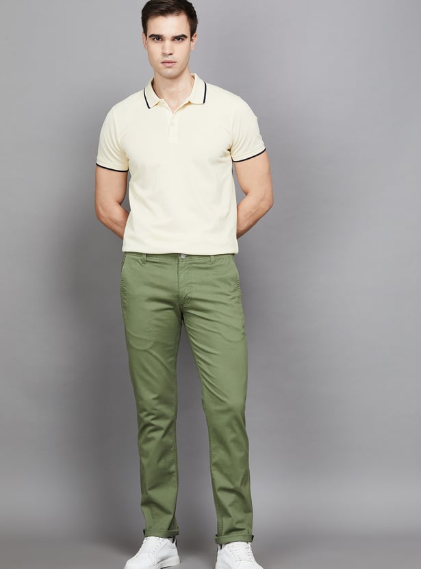 LEVI'S Solid Slim Straight Trousers