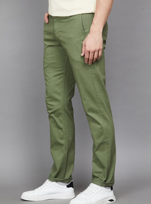 LEVI'S Solid Slim Straight Trousers