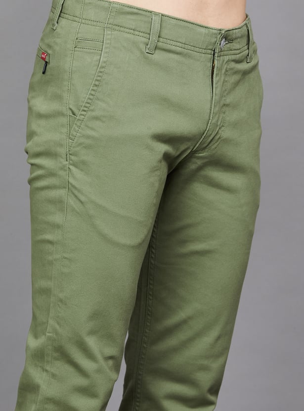 LEVI'S Solid Slim Straight Trousers