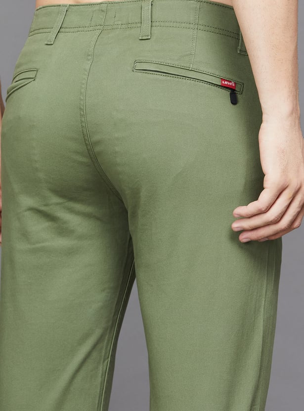 LEVI'S Solid Slim Straight Trousers