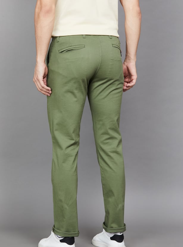 LEVI'S Solid Slim Straight Trousers