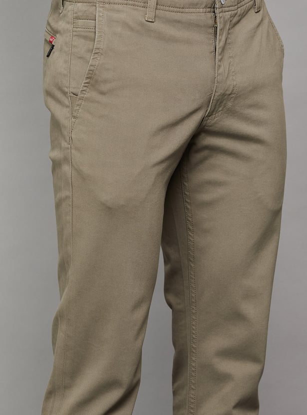 LEVI'S Solid Slim Straight Trousers