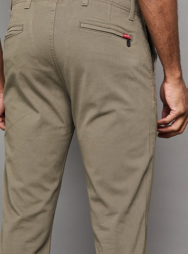 LEVI'S Solid Slim Straight Trousers