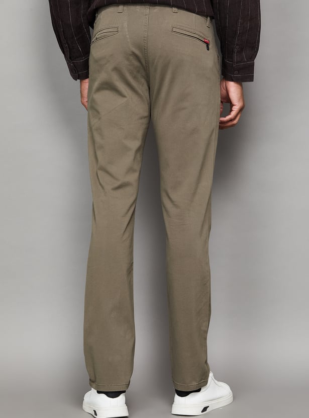 LEVI'S Solid Slim Straight Trousers