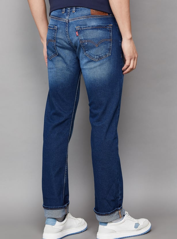 LEVI'S Washed 513 Slim Straight Jeans