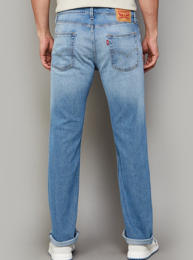 LEVI'S Stonewashed 513 Slim Straight Jeans