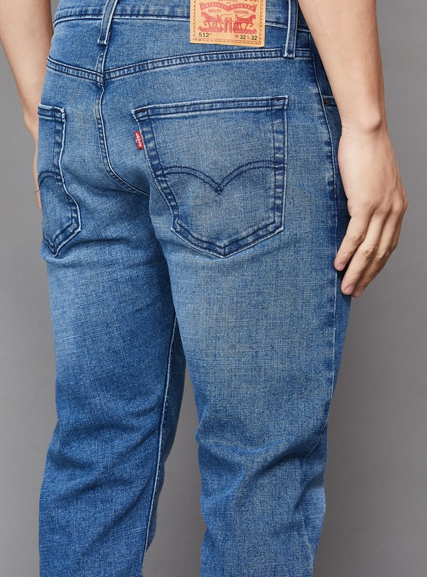 LEVI'S Whiskered 512 Slim Tapered Jeans