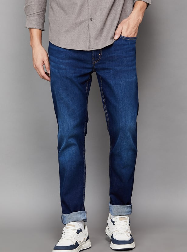 LEVI'S Washed Slim Tapered Jeans
