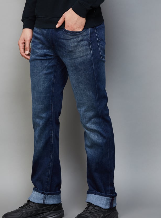 LEVI'S Darkwashed 527 Bootcut Fit Jeans