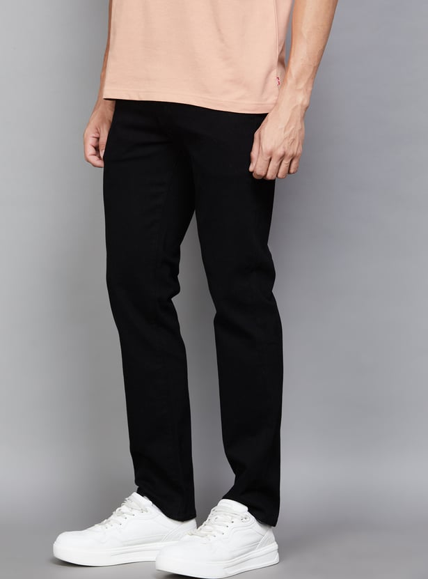 LEVI'S Solid Mid-Rise Boot Cut Jeans