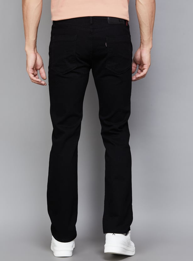 LEVI'S Solid Mid-Rise Boot Cut Jeans