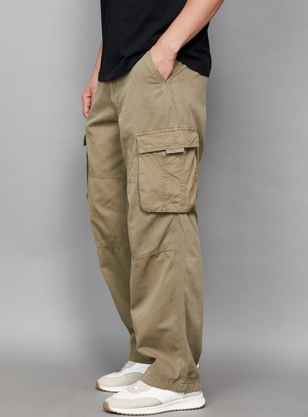LEVI'S Solid Baggy Cargos
