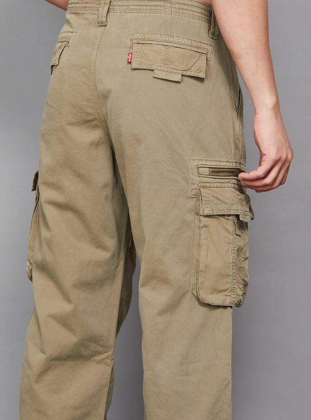 LEVI'S Solid Baggy Cargos