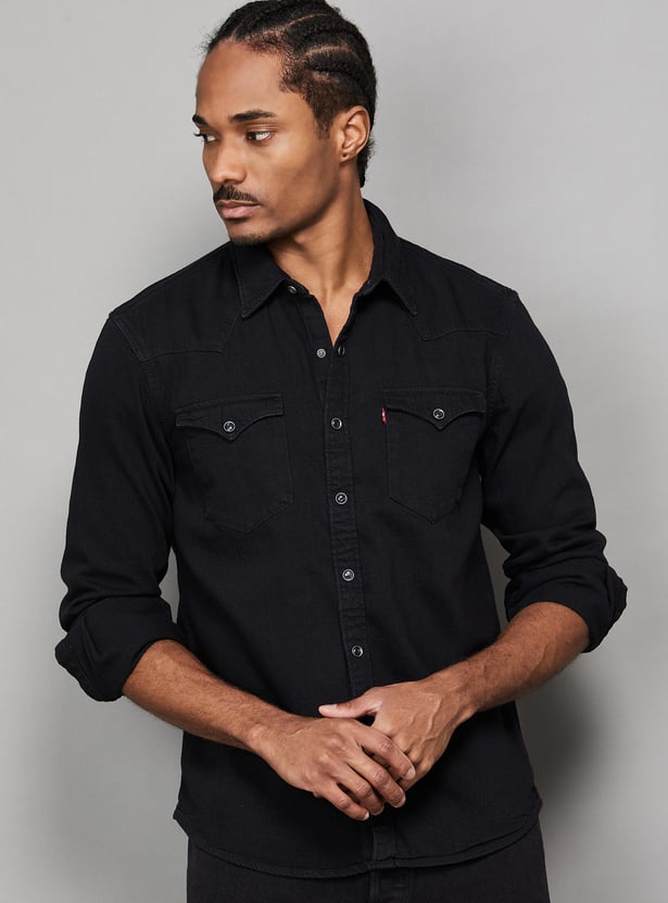 LEVI'S Solid Regular Fit Shirt