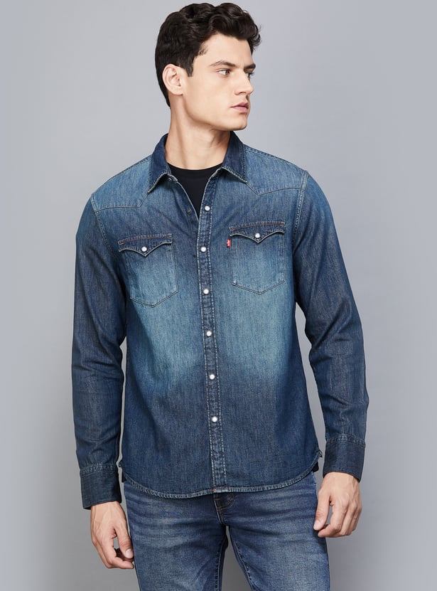LEVI'S Washed Denim Shirt