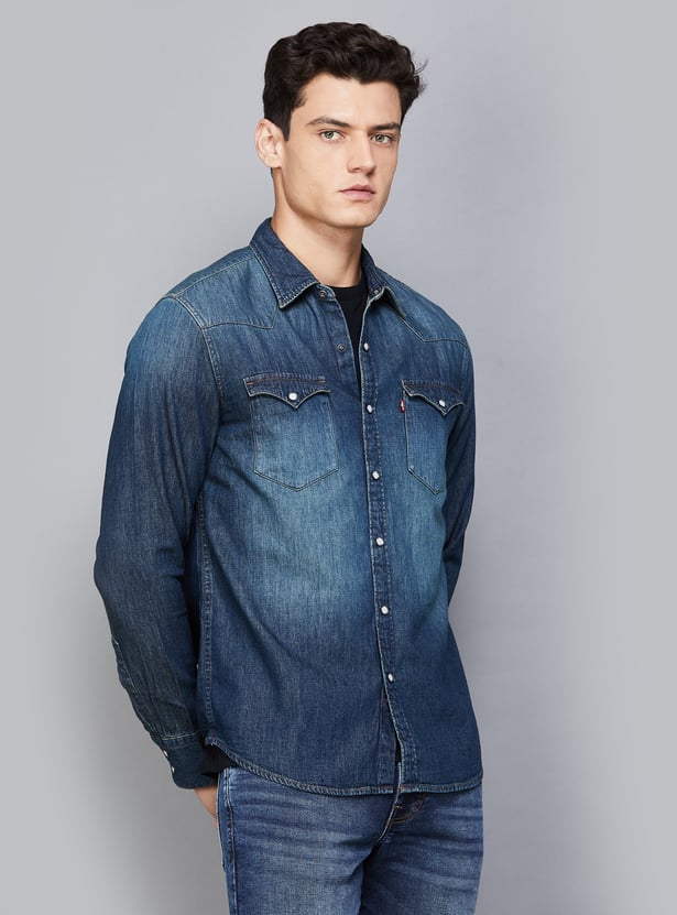 LEVI'S Washed Denim Shirt