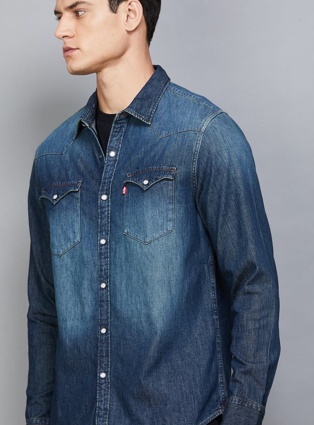 LEVI'S Washed Denim Shirt