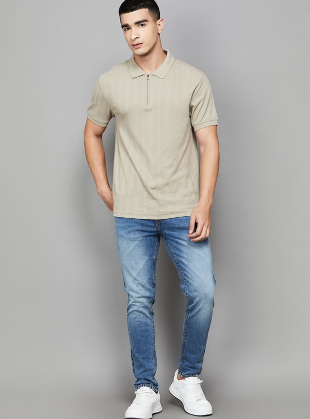 LEVI'S Textured Polo T-shirt