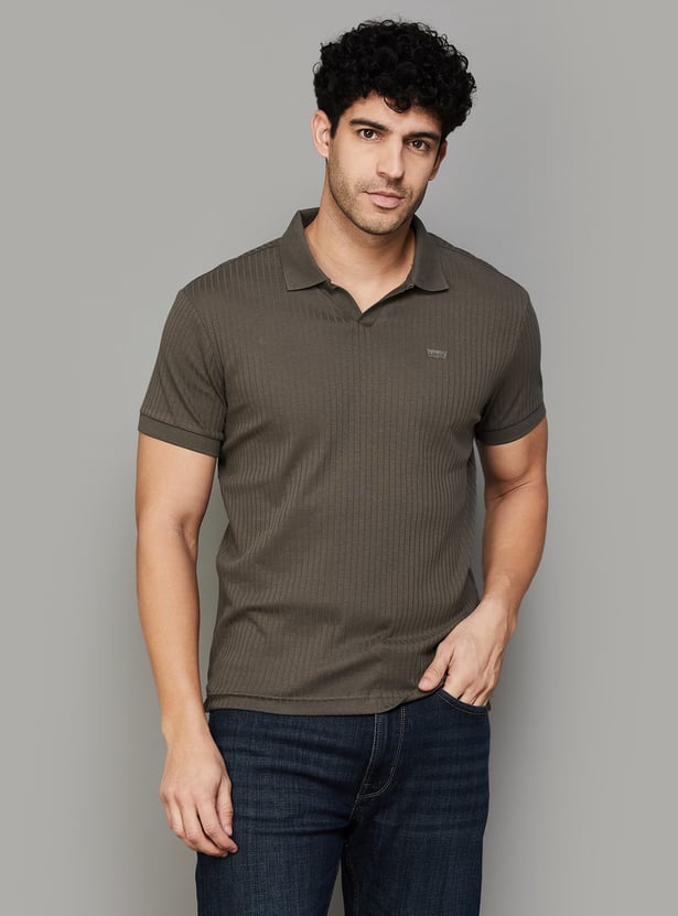 LEVI'S Ribbed Johnny Collar T-shirt