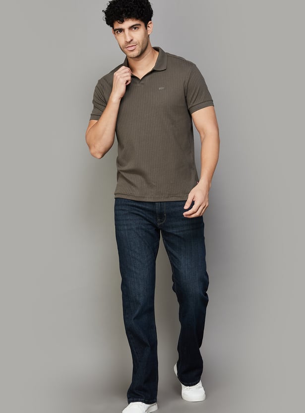 LEVI'S Ribbed Johnny Collar T-shirt