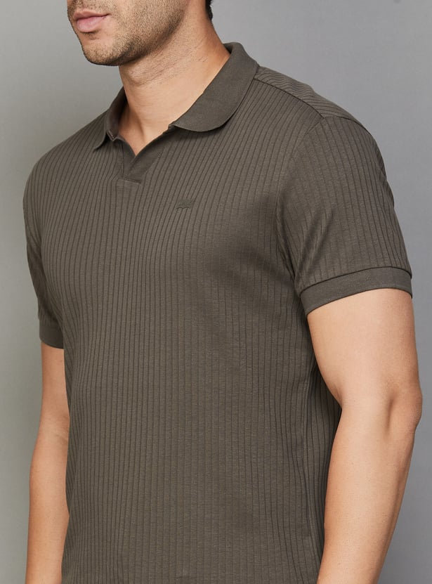 LEVI'S Ribbed Johnny Collar T-shirt