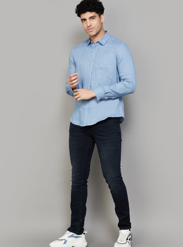 CELIO Solid Regular Fit Shirt