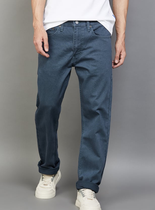 LEVI'S Solid 513 Slim Straight Jeans