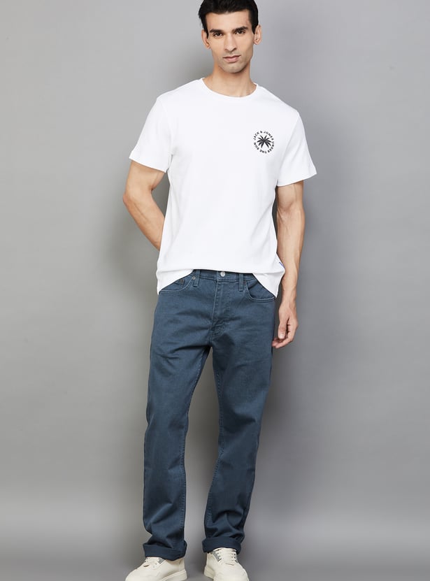 LEVI'S Solid 513 Slim Straight Jeans