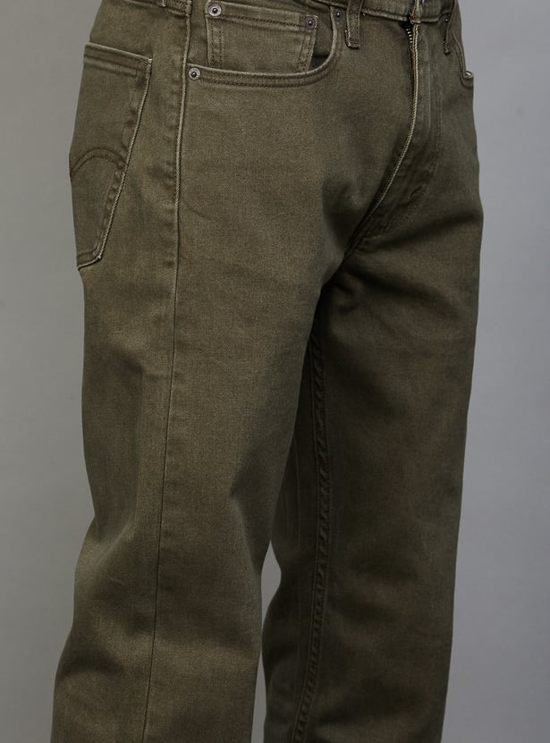 LEVI'S Solid 513 Slim Straight Jeans