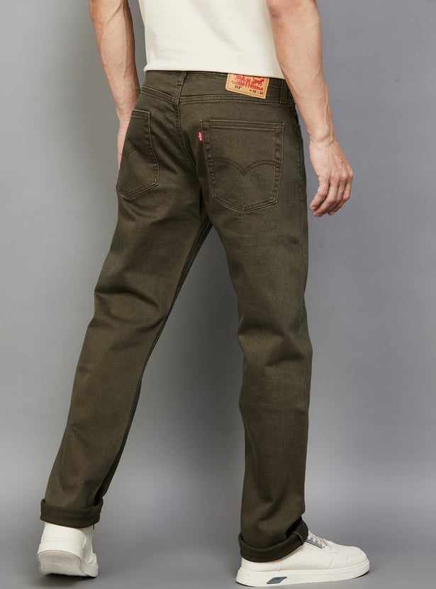 LEVI'S Solid 513 Slim Straight Jeans