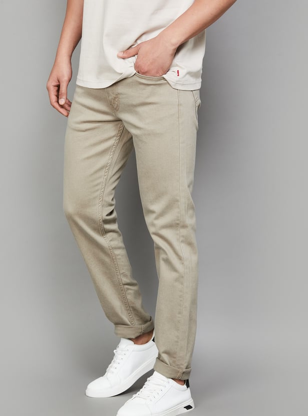 LEVI'S Solid Slim Tapered Jeans