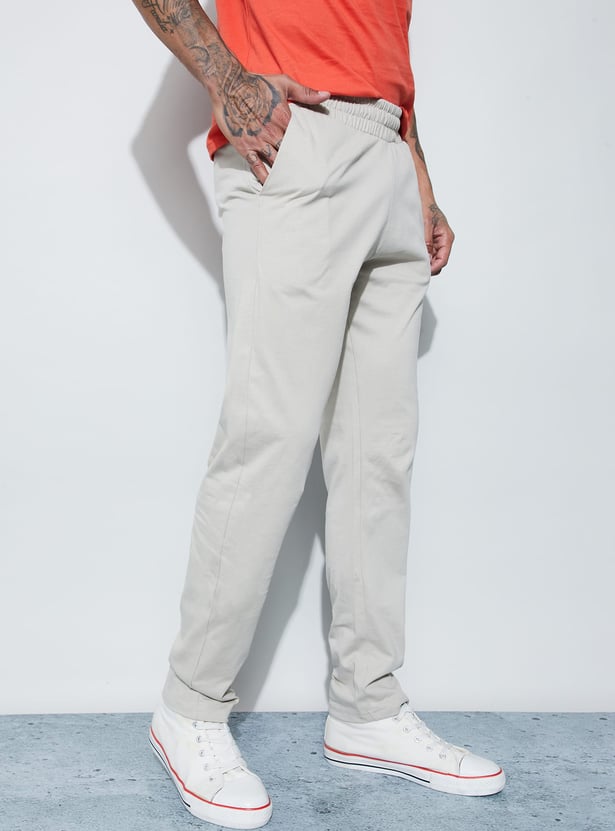 FAME FOREVER Solid Track Pants