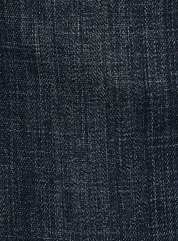 FLYING MACHINE Washed Regular Straight Jeans