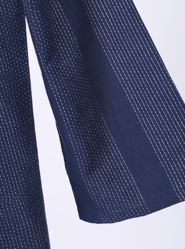 AURELIA Striped Straight Kurta