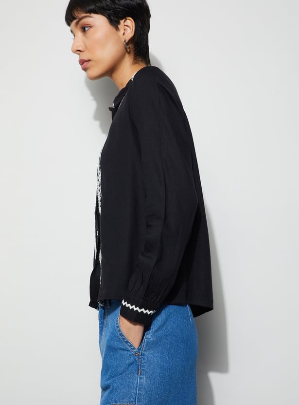 FAME FOREVER Embroidered Shirt