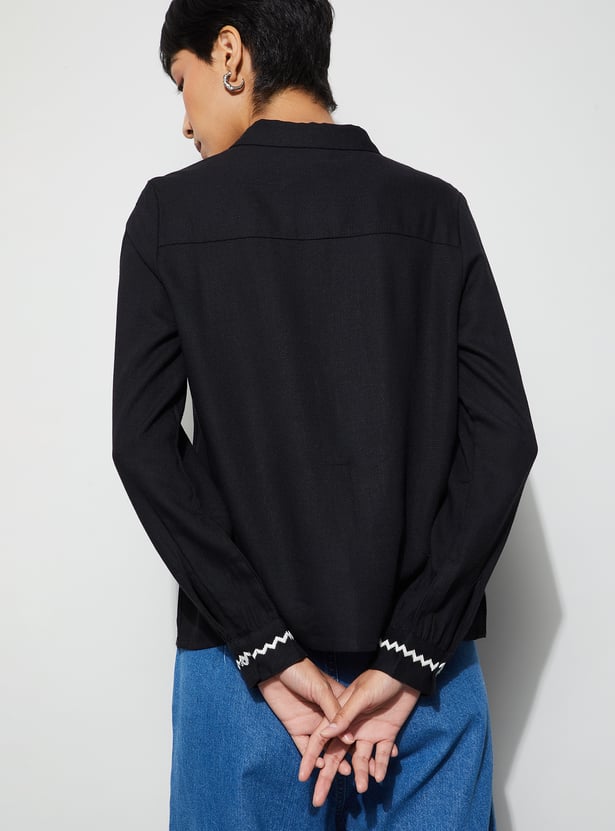 FAME FOREVER Embroidered Shirt