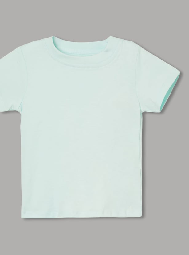 FS MINI KLUB Boys Character Dungaree with T-Shirt Set