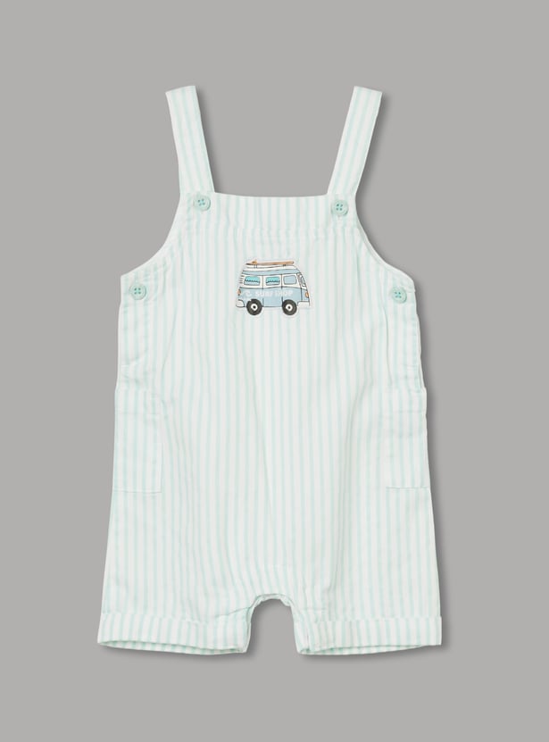 FS MINI KLUB Boys Character Dungaree with T-Shirt Set