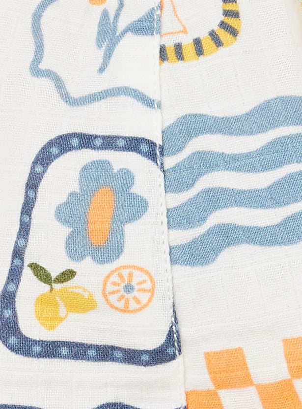 FS MINI KLUB Boys Printed Shorts Set
